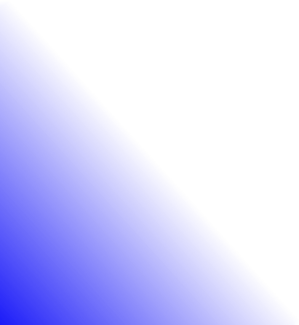 Blue Corner Gradient Transparent